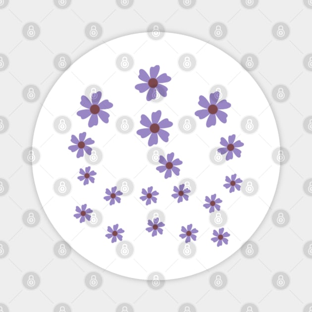 Lavender Mini flower Magnet by Shineyarts